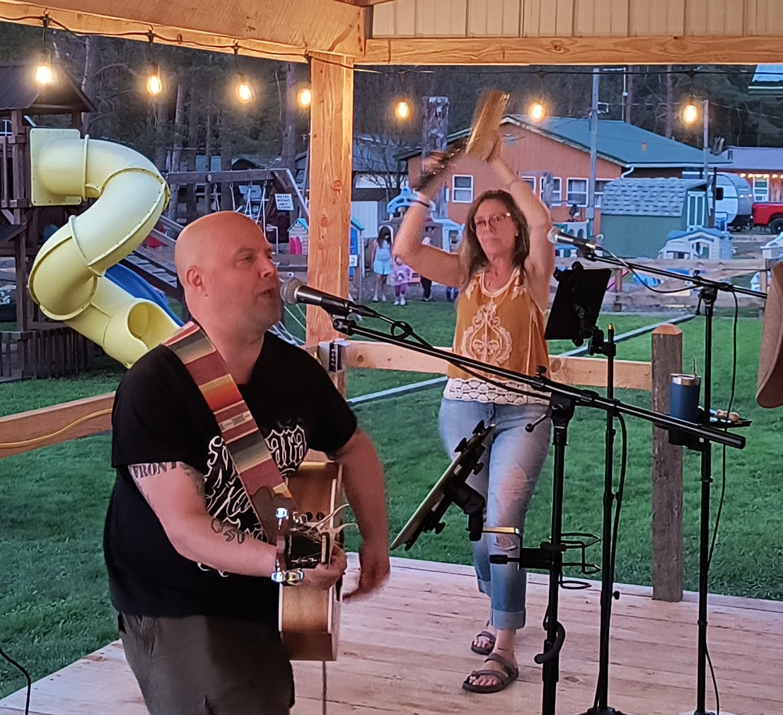 Stone Soup performing at Camp Emerald Acres